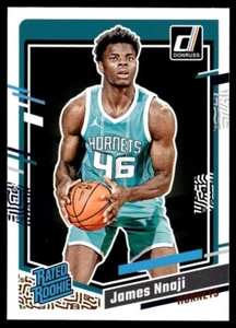 2023-24 Donruss James Nnaji RC Charlotte Hornets #215 - Imagen 1 de 2