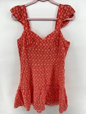 Mini Vestido Betsey Johnson Bordado Talla L Forrado Foto 1 de 4