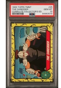 1989 Topps TMNT #25 The Shredder PSA 10 Pop 6 Collectors Edition RaRe - Picture 1 of 2