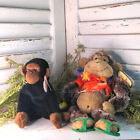 Pair of Plush Stuffed Monkeys ~ Stuffed Animals ~ TY and Aurora