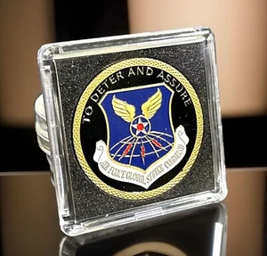 Moneda Desafío Comando de Ataque Global de la USAF ~ FUERZA AÉREA GSC de los Estados Unidos con Estuche - Imagen 1 de 14