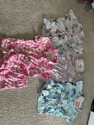 Conjunto de pijama para niñas 4/5 lote pantalones cortos y camisas de manga corta con botones Foto 1 de 3