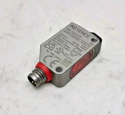 Keyence PR-G51CP Thrubeam Photoelectric Sensor M8 4-Pin Connector Used See Pics - Image 1 of 4