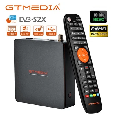GTMEDIA HD 1080p Digital Sat TV Receptor Receptor Satélite Sintonizador Caja con Grabación USB