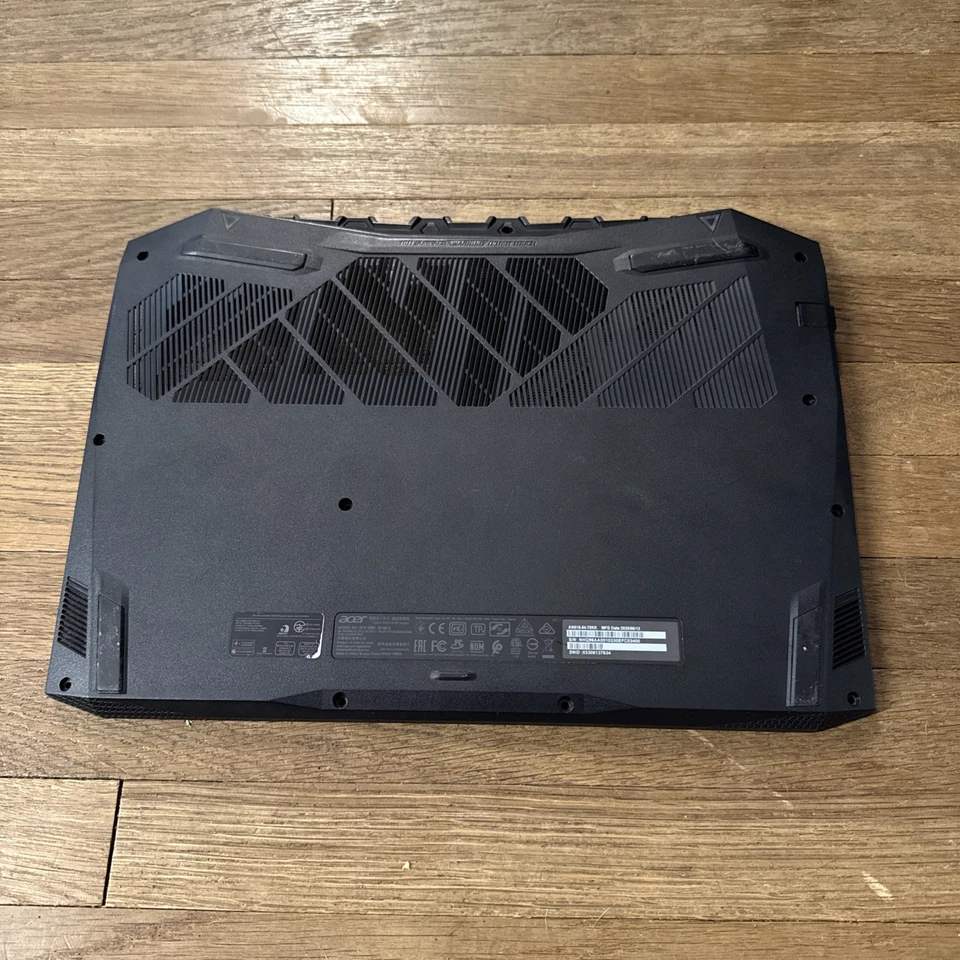 PARA ACER Nitro AN515-54 Laptop Inferior Estuche Cubierta NEGRA Sin Tornillos Incluidos Foto 1 de 4