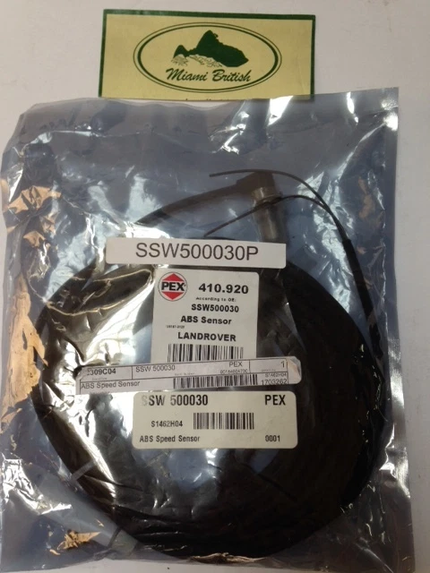 SENSOR ABS TRASERO LAND ROVER DISCOVERY 2 II SSW500030 PEX Foto 1 de 2