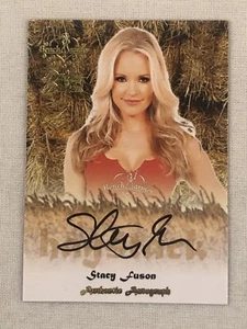 2015 Benchwarmer Daizy Dukez Stacy Fuson Haystack Autograph Gold Bench Warmer - Picture 1 of 2