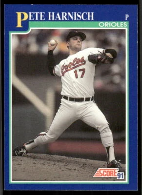1991 Score #492 Pete Harnisch - Image 1 of 2