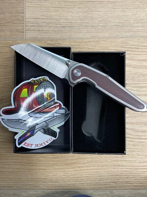 New A Purvis Blades Progeny V3 Satin Blade Red/Black Carbon Fiber 🔥 SOLD OUT! - Image 1 of 4