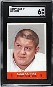 SGC 6 - 1968 Topps Stand-Up - Alex Karras Detroit Lions HOF - Foto 1 di 2