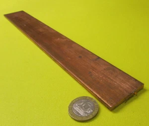 110 Copper Bar H02, 3/16" Thick x 1 1/2" Wide x 12 Inch Length - Picture 1 of 12