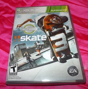 🎮 MICROSOFT XBOX 360 SKATE 3 VIDEO GAME & MANUAL COMPLETE - Picture 1 of 3