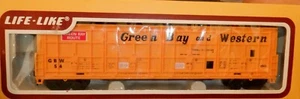 Life Like HO #8990 Thrall Door Boxcar Green Bay & Western #GBW 54 - Bild 1 von 1