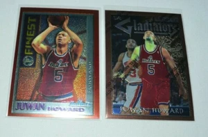 1996 Topps Finest Juwan Howard Mystery Finest Card M20 & Finest Gladiators 85 - Bild 1 von 4