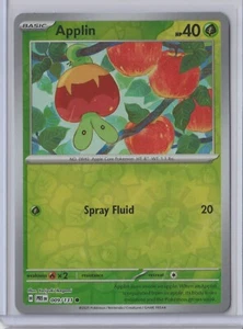 Pokémon 2025 PRISMATIC EVOLUTIONS APPLIN 09/131 MINT Never Played REV HOLO - Picture 1 of 1