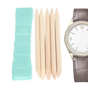 Watchmakers Movement Cleaning clay Removes Oil Pick Up Parts Jewels Watch Repair - Foto 1 di 12