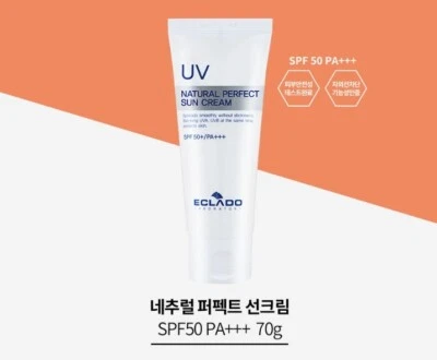 [ECLADO] NATURAL PERFECT SUN CREAM 70g  SPF 50+/PA+++ - Image 1 of 4