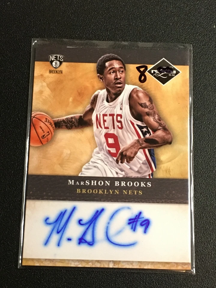 F60820 2011-12 Limited 2011 Draft Pick Redemptions #3 MarShon Brooks AUTO NETS - Image 1 of 1