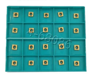 20 Stck. SPMG060204-DG 8020 Legierung Hartmetall Einsatz U Bohrer Einsatz SPMG Einsatz für SP - Bild 1 von 5