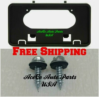 For 09-14 FORD F150 FRONT BUMPER LICENSE PLATE HOLDER TAG BRACKET 2009-2014 Foto 1 de 4