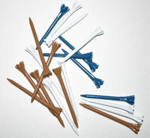 Pack of 25 Golf Tees Flytee, ZeroFriction, Biotee, Classic Cup, Epoch-30/15 tees - Picture 1 of 12