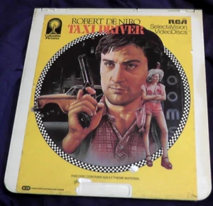 CED VIDEODISC CHAUFFEUR DE TAXI ROBERT DE NIRO 1982 RCA CAPACITANCE ELECTRONIC DISC - Photo 1/9