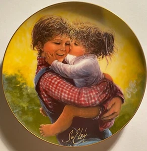Crown Parian, 'Love In Your Heart' Collector Plate #833 Hand Signed - Picture 1 of 6