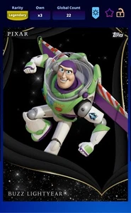 Topps Disney Collect - Leggendario - Black Friday 2023 - Buzz Lightyear - 75cc - Foto 1 di 1