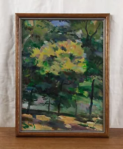 Sonnige Landschaft, Bäume, Original Ölgemälde, ukrainischer Künstler - Bild 1 von 10
