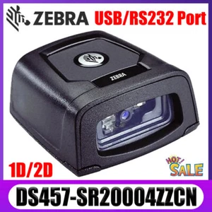 Zebra DS457-SR20004ZZCN 1D 2D Fixed Mount Barcode Scanner Reader USB / RS232 Kit - Picture 1 of 9