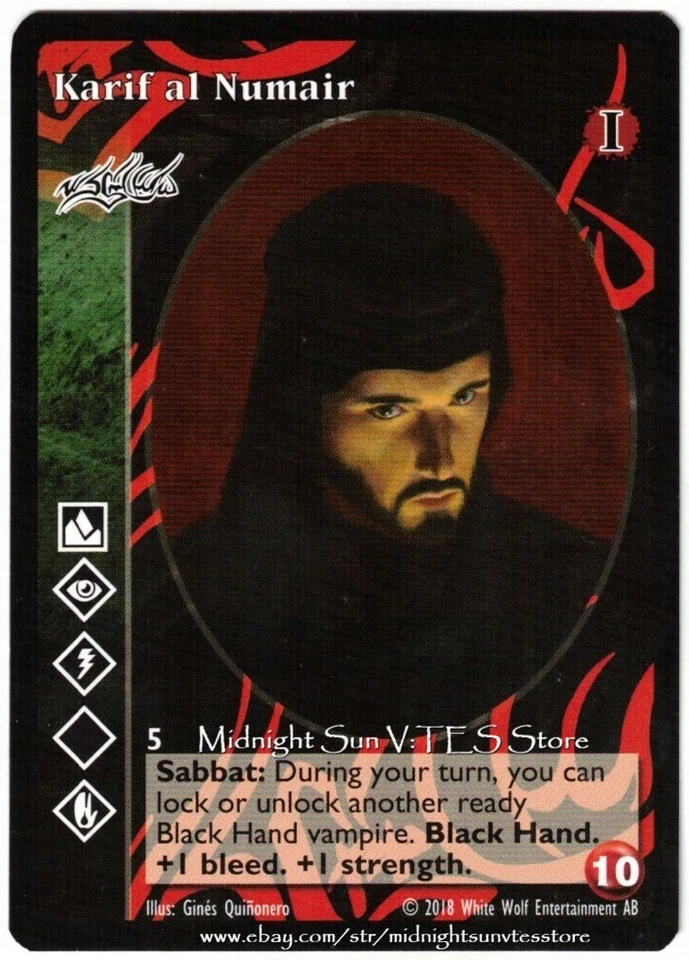 Karif al Numair Assamite (Banu Haqim) Anthology I 2018 BCP V:TES VTES CCG - Image 1 of 1