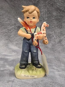 Vtg Arnart Creation Japan Boy with Toy Horse Designed by Erich Stauffer**45-18 - Picture 1 of 9