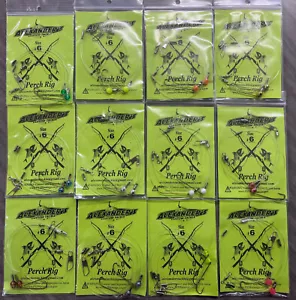 Tangle Free Perch Rigs #6 Carlisle hooks - New - Hand Made - 12 Colors - Picture 1 of 13
