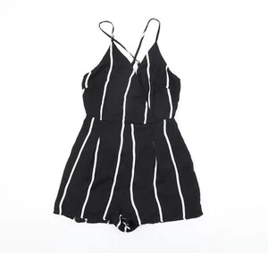 Traje de Juego Missguided Mujer Negro Rayas Poliéster Una Pieza Talla 6 Cremallera - Imagen 1 de 10
