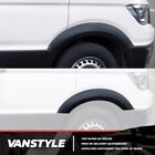 FITS VW CRAFTER & MAN TGE 2017-  BLACK 4PC WIDE WHEEL ARCH COVER SWAPMER TRIMS