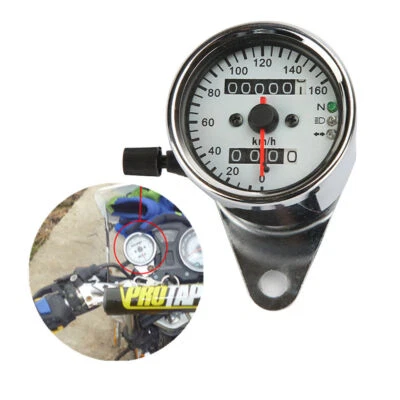 Velocímetro LED para motocicleta Harley Chopper Bobber Cruiser Touring Bagger EE. UU. Foto 1 de 4