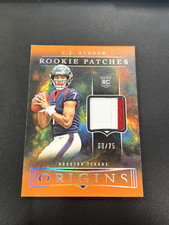 2023 C.J. Stroud Panini Origins Rookie Patches /75 - Houston Texans