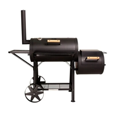 CosmoGrill Outdoor XXXL 90 KG Charcoal Barbecue Barrel Offet Smoker Grill Garden - Image 1 of 4