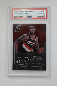 2012-13 Panini Brilliance DAMIAN LILLARD #283 Rookie RC Graded PSA 10 Gem Mint - Picture 1 of 2