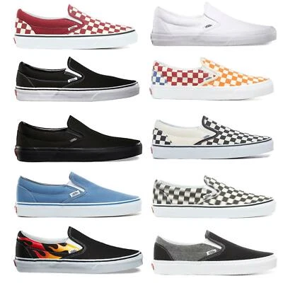 Vans Classic Slip On Herren-Schuhe Slipper Sneaker Halbschuhe Skateschuhe Slipon