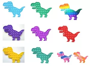 Giocattolo Dinosaur Push Pop Bubble Fidget Sensoriale Sollievo Bisogni Speciali Giocattolo Gioco - Foto 1 di 10