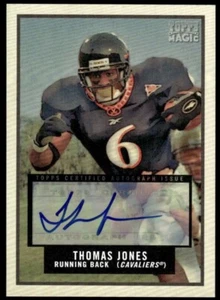 Thomas Jones 2009 Topps Magic #173 SP Auto Virginia Cavaliers Autograph   - Picture 1 of 2