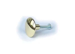 Möbelknopf Metall vermessingt Ø 30mm - Nr. 102 - Bild 1 von 1