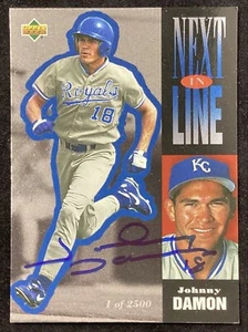 Johnny Damon Signed 1994 Upper Deck #4 Baseball Card Royals RedSox Autograph TPG - Picture 1 of 3