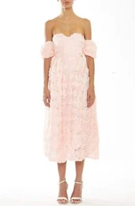 True Decadence Womens Pink Midi Dress RRP £165 - Picture 1 of 17