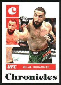 2022 Panini Chronicles UFC Green #36 Belal Muhammad /99