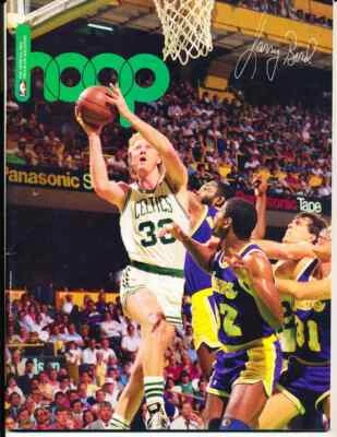 1988 Boston Celtics vs Phoenix Suns HOOP Program Larry Bird - Image 1 of 4