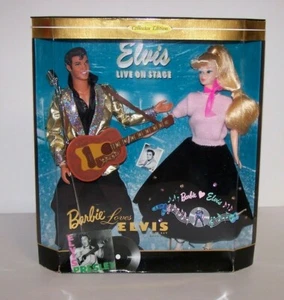 Elvis Live On Stage Barbie Loves Elvis 12" Puppen Mattel Collectors Edition 1996 - Bild 1 von 7