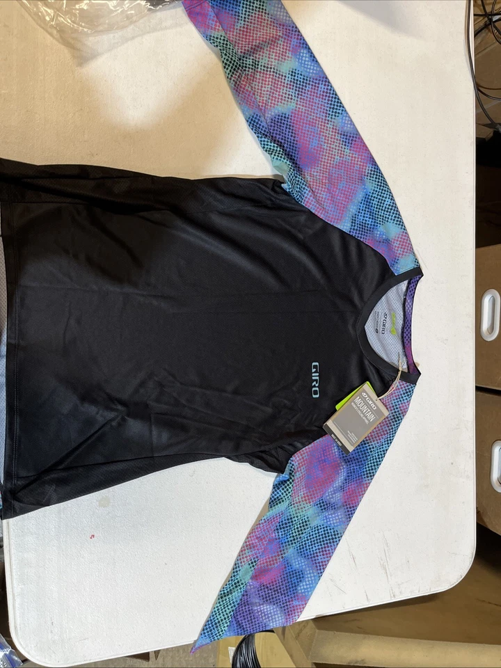 Giro MUJER ROUST 3/4 JERSEY NEGRO/CROMADOT M Foto 1 de 1