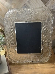 Ornate Floral Glass Picture Frame - Picture 1 of 8